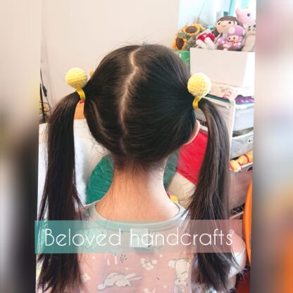Crochet balls hair tie - Image 5