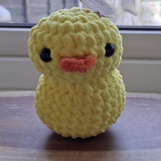 Crochet Rubber Duck (Chenille yarn)