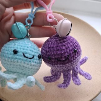 Crochet Octopus keychains🐙