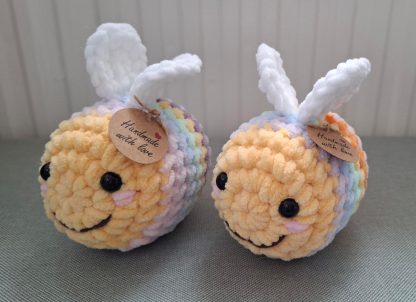 Crochet Bumble Bee (Rainbow colour) - Image 5